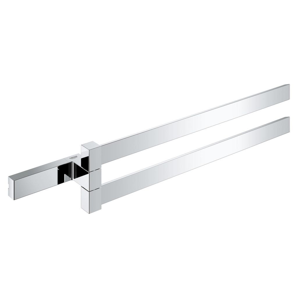 Grohe 40768000 Selection Cube Double Towel Bar Chrome