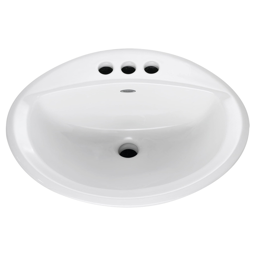 American Standard 0476928.020 Aqualyn C-Top Lava 4In Less Overflow Wht