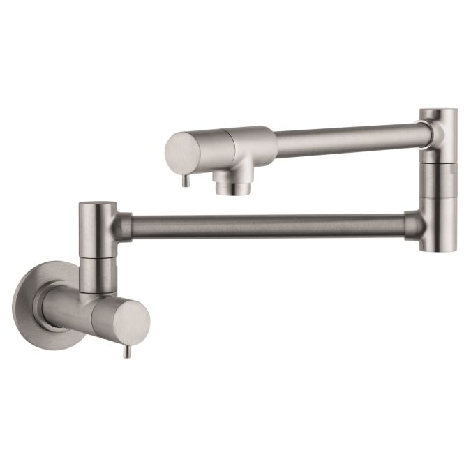 Hansgrohe 04057860 Talis S Wall Mounted Pot Filler Steel Optik