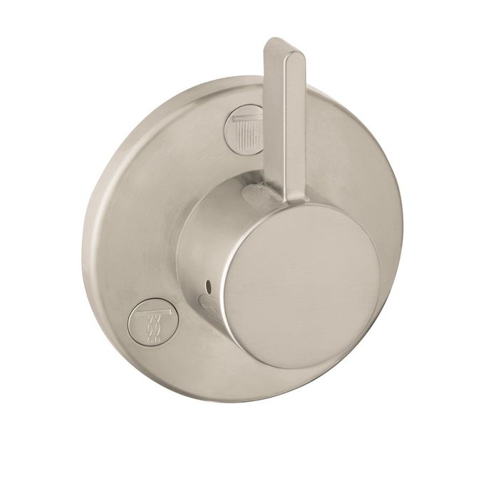 Hansgrohe 04232820 S Trio Quattro Trim Brushed Nickel