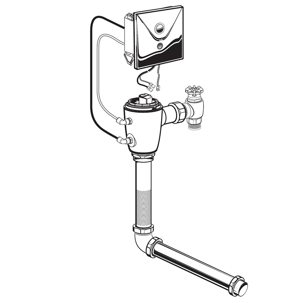 American Standard 606B222.007 Con Select Fv Bs Base 1.28 Gpf