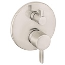 Hansgrohe 04447820 S Pressure Balance Trim With Diverter Brushed Nickel