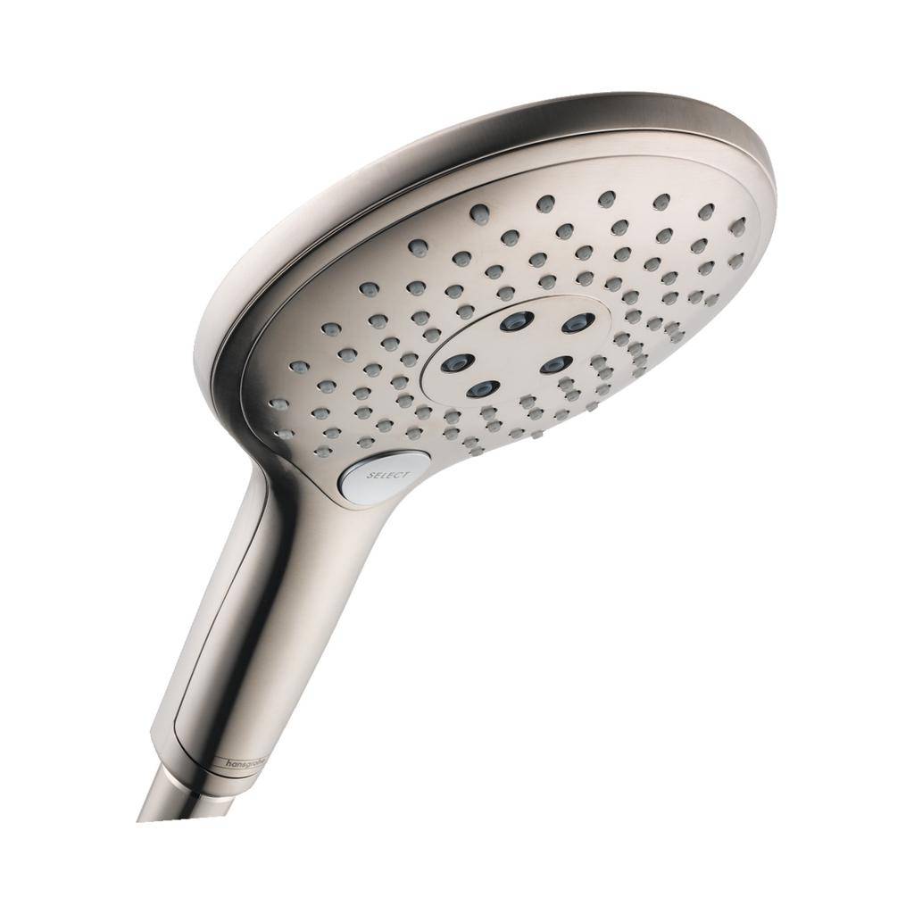 Hansgrohe 04730820 Raindance Select S Handshower 150 3 Jet Brushed Nickel