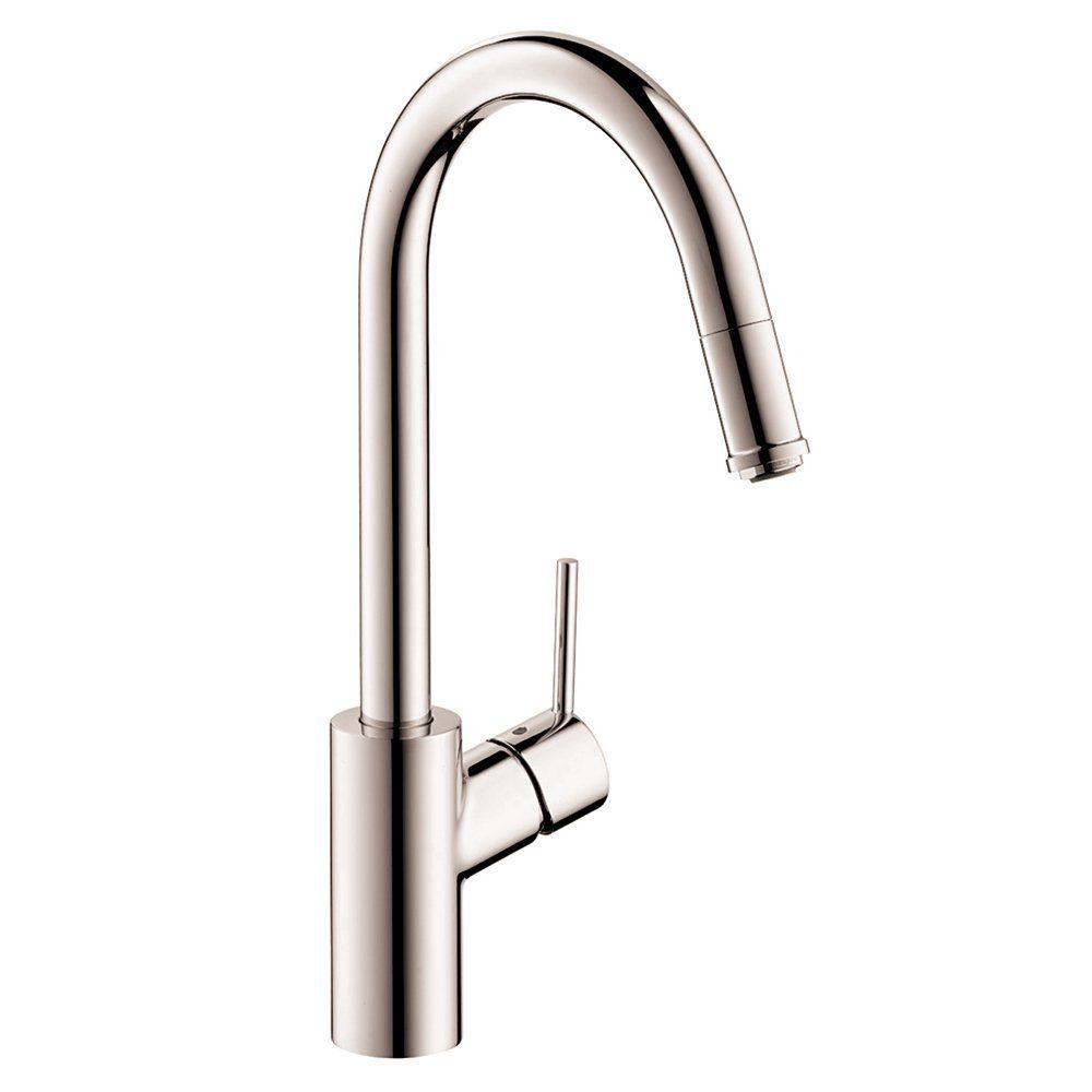 Hansgrohe 14872801 Talis S Single Hole Kitchen Pull Down 1 Spray Steel Optik