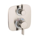 Hansgrohe 15708821 Ecostat E Thermostatic Trim Volume Control Diverter Brushed Nickel