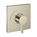 Hansgrohe 15724821 Ecostat Square Pressure Balance Trim Brushed Nickel