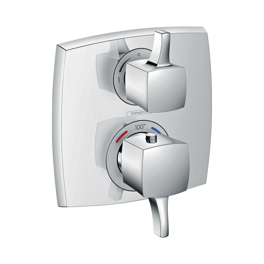 Hansgrohe 15707001 Ecostat Classic Thermostatic Trim Volume Control Chrome