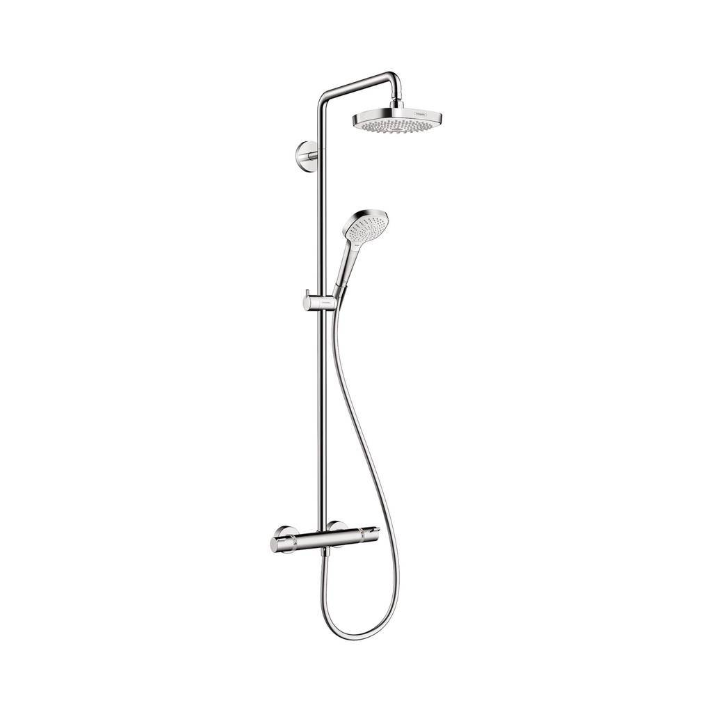 Hansgrohe 27257001 Croma Select E 180 2 Jet Showerpipe Chrome