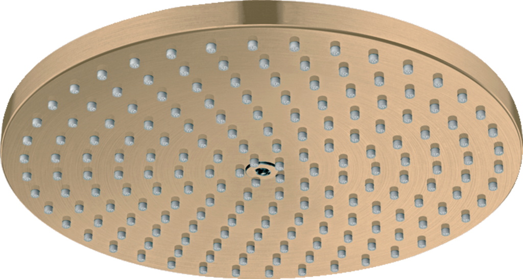 Hansgrohe 27624141 Showerhead 240 1-Jet PowderRain Brushed Bronze