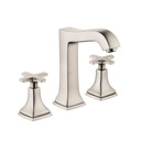 Hansgrohe 31307821 Metropol Classic Widespread Faucet 160 Cross Handles Brushed Nickel