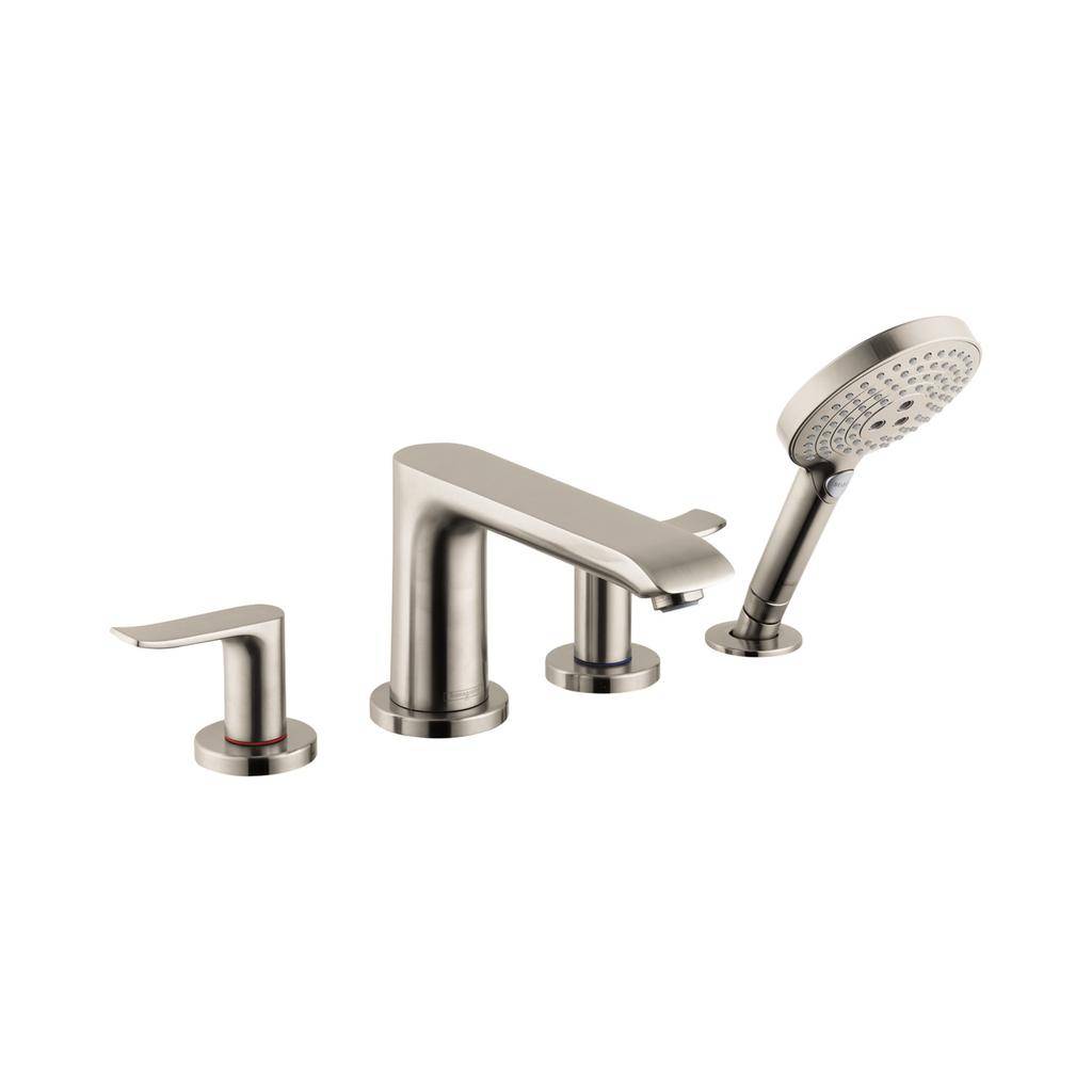 Hansgrohe 31404821 Metris 4 Hole Roman Tub Set Trim Brushed Nickel