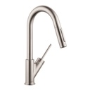 Hansgrohe 10824801 Axor Starck Higharc Prep Kitchen Faucet Steel Optik