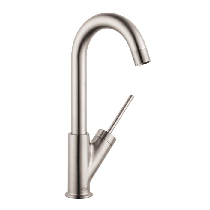 Hansgrohe 10826801 Axor Starck Bar Kitchen Faucet Steel Optik