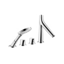 Hansgrohe 12424001 Axor Starck Organic 4 Hole Roman Tub Set Chrome