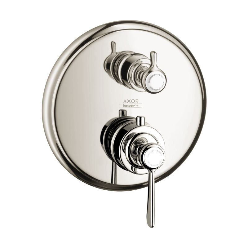 Hansgrohe 16821831 Axor Montreux Thermostatic Trim With Volume Control & Diverter Polished Nickel