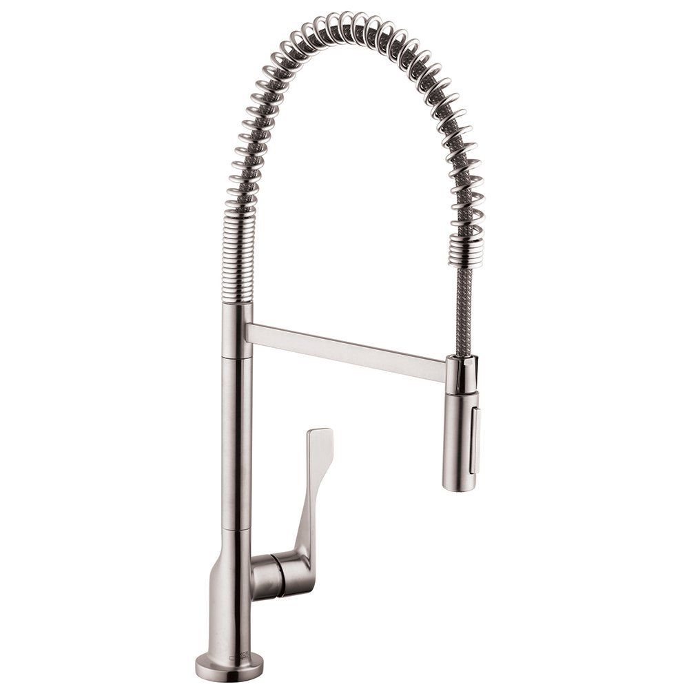 Hansgrohe 39840801 Axor Citterio Semi-Pro Kitchen Faucet Steel Optik