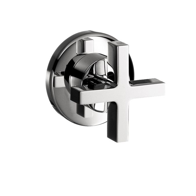 Hansgrohe 39967001 Axor Citterio Volume Control Trim With Cross Handle Chrome