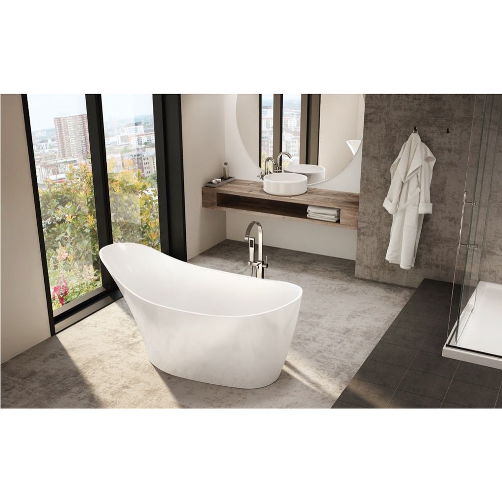 Fleurco BMO6431 Molto Acrylic Bathtub White