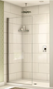 Fleurco EST34 Siena Solo Pivot Shower Shield 75 Chrome