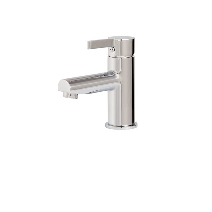 Aquabrass 68014 Blade Single Hole Lavatory Faucet Brushed Nickel