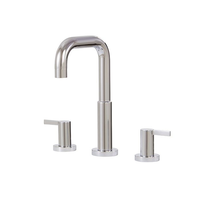 Aquabrass 68016 Blade Widespread Lavatory Faucet Polished Chrome