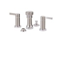 Aquabrass 68026 Blade 4 Hole Bidet Set Polished Chrome