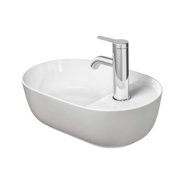 Duravit 038142 Luv Single Hole Washbowl Grey Satin