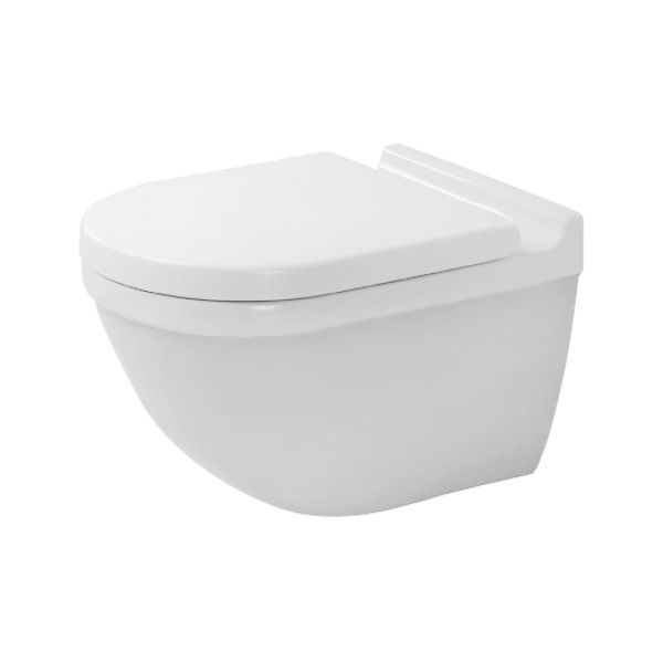 Duravit 252709 Starck 3 Wall Mounted Rimless Toilet