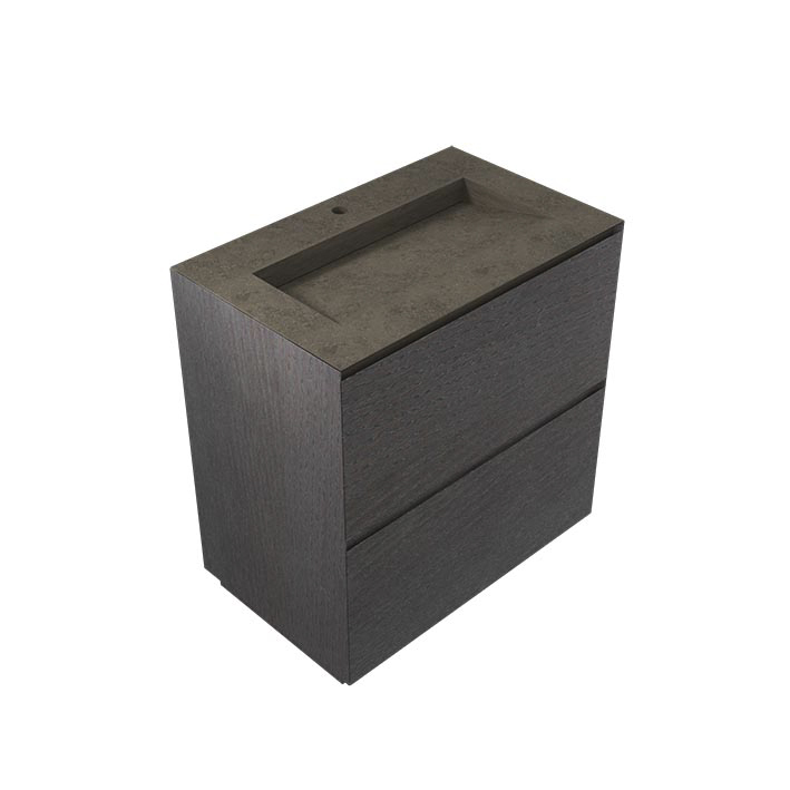 Porcelanosa 100179656 Minim Wood Stand Grey Stone Bpt 80X85 PZS