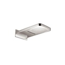 Aquabrass 2872 Aquasheet Wallmount Dual Function Rainhead Brushed Nickel