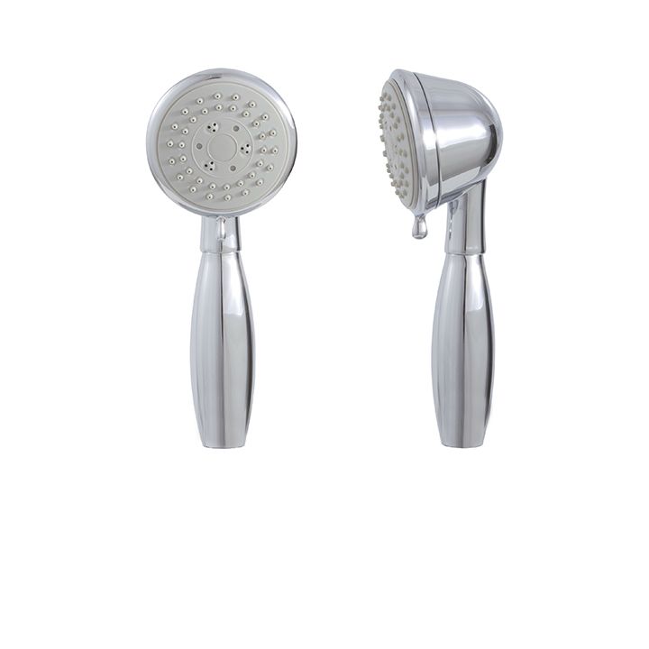 Aquabrass 85164 Round Handshower 3 Functions Brushed Nickel