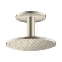 Hansgrohe 35365821 Axor Showerhead 250 2-Jet with Ceiling Connection Brushed Nickel