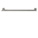 Aquabrass 1504 Serie 1500 24 Wallmount Double Towel Bar Brushed Nickel