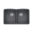 Blanco 401402 Diamond U 2 Double Undermount Kitchen Sink