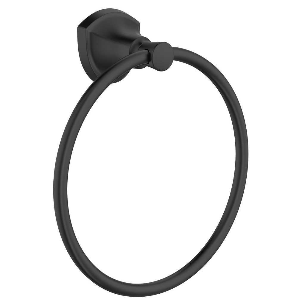 American Standard 7722190.243 Estate Towel Ring Matte Black