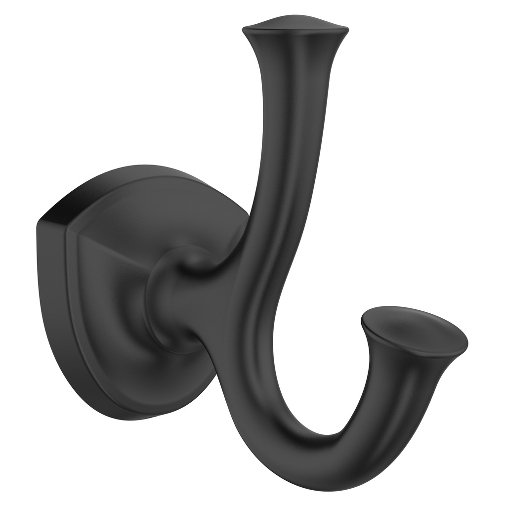 American Standard 7722210.243 Estate Double Robe Hook Matte Black