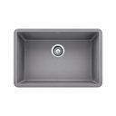 Blanco 401892 Precis U 27 Single Undermount Kitchen Sink Metallic Grey