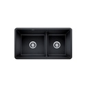 Blanco 402065 Precis U 1 3/4 Low Divide Double Sink Anthracite