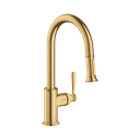 Hansgrohe 16581251 Axor Montreux Higharc Kitchen Faucet Brushed Gold Optic