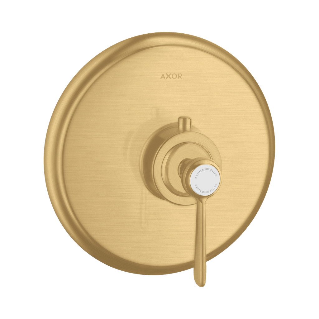 Hansgrohe 16824251 Axor Montreux Thermostatic Trim with Lever Handle Brushed Gold Optic