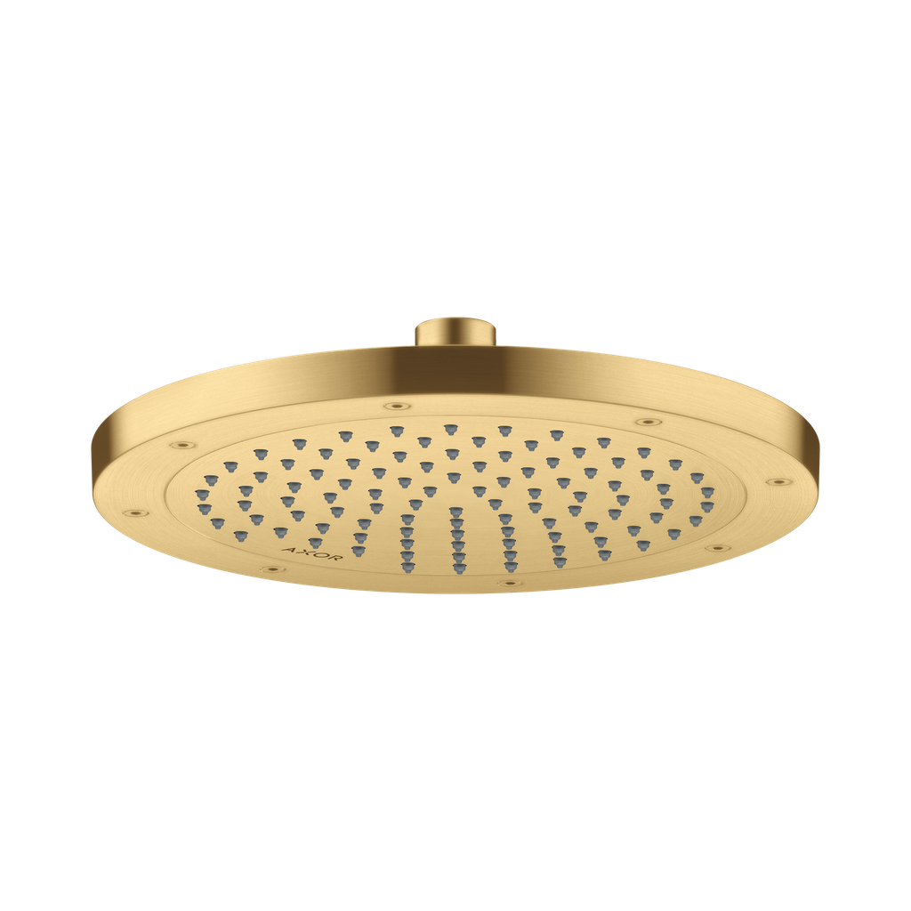 Hansgrohe 35385251 Axor Showerhead 245 1-Jet Brushed Gold Optic