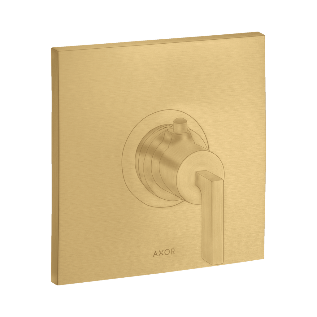 Hansgrohe 39711251 Axor Citterio Thermostatic Trim with Lever Handle Brushed Gold Optic