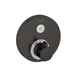 [HAN-15744341] Hansgrohe 15744341 Showerselect S Thermostatic Trim Brushed Black Chrome