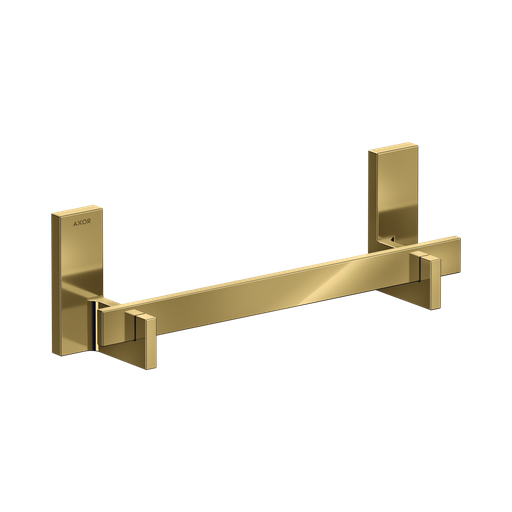 [HAN-42613990] Hansgrohe 42613990 Axor Universal Rectangular Towel Bar 12" Polished Gold Optic