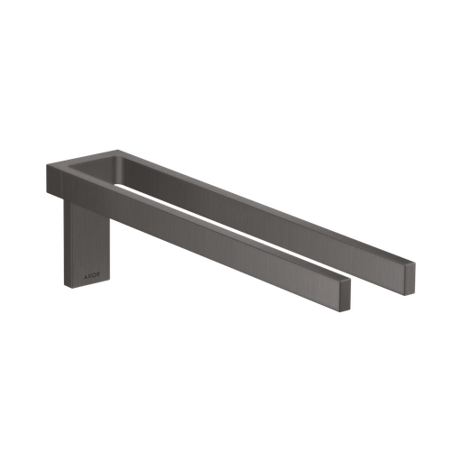 [HAN-42622340] Hansgrohe 42622340 Axor Universal Rectangular Towel Holder Brushed Black Chrome