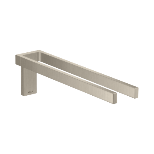 [HAN-42622820] Hansgrohe 42622820 Axor Universal Rectangular Towel Holder Brushed Nickel