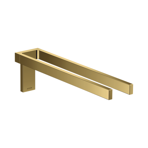 [HAN-42622990] Hansgrohe 42622990 Axor Universal Rectangular Towel Holder Polished Gold Optic