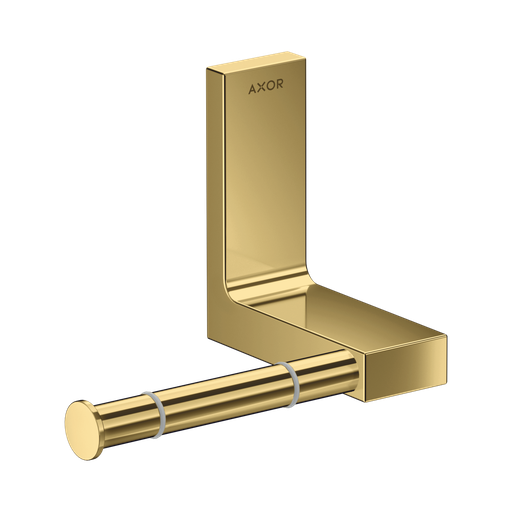 [HAN-42656990] Hansgrohe 42656990 Axor Universal Rectangular Toilet Paper Holder Polished Gold Optic