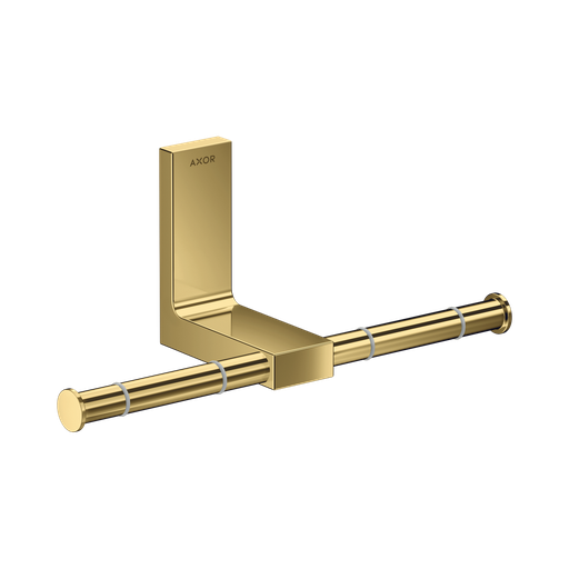 [HAN-42657990] Hansgrohe 42657990 Axor Universal Rectangular Toilet Paper Holder Polished Gold Optic