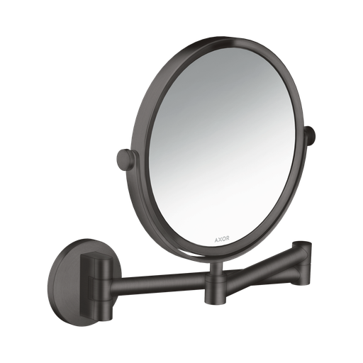 [HAN-42849340] Hansgrohe 42849340 Axor Universal Circular Shaving Mirror Brushed Black Chrome